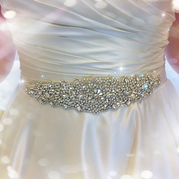 Accessories - Luxurious Queen Shine Bridal Sash Belt, 2 colors
